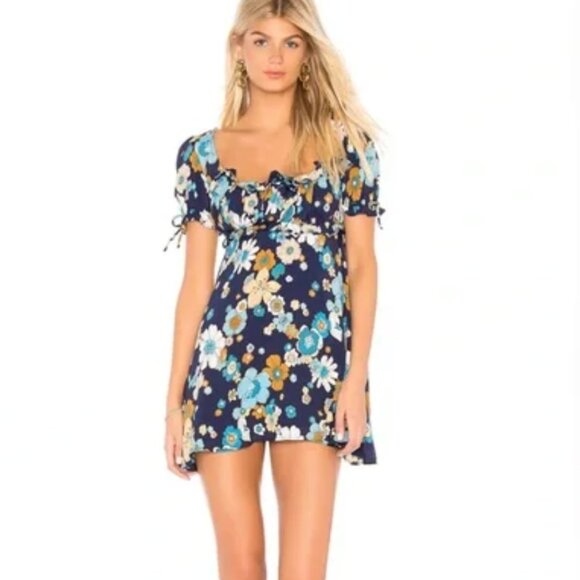 For Love and Lemons Magnolia Mini Dress Size XS - Picture 4 of 8